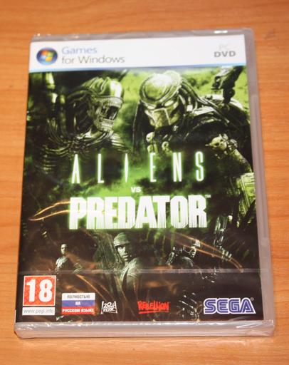 Aliens vs. Predator (2010) - Коллекционный лицехват и другие радости российского релиза Aliens vs. Predator (2010) вживую!